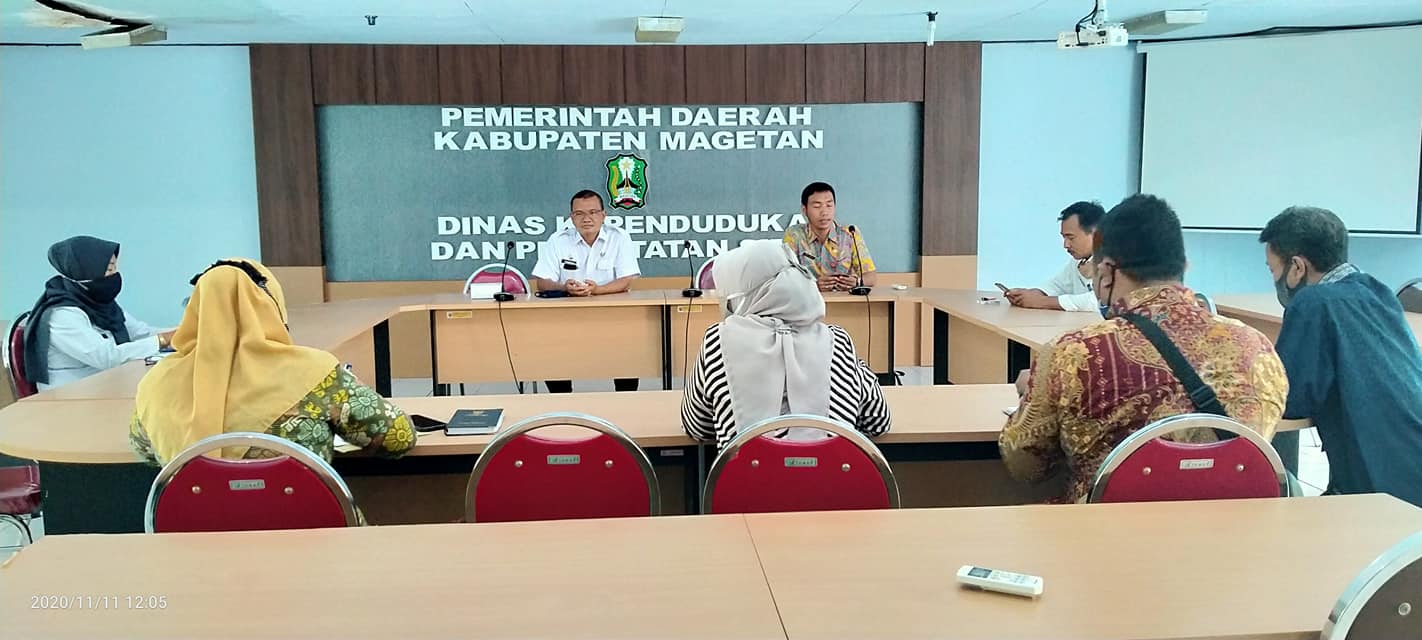 Kunjungan Studi Tiru Dispendukcapil Kabupaten Kediri